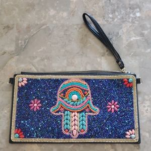 Humsa (Gods Hand) clutch Purse
